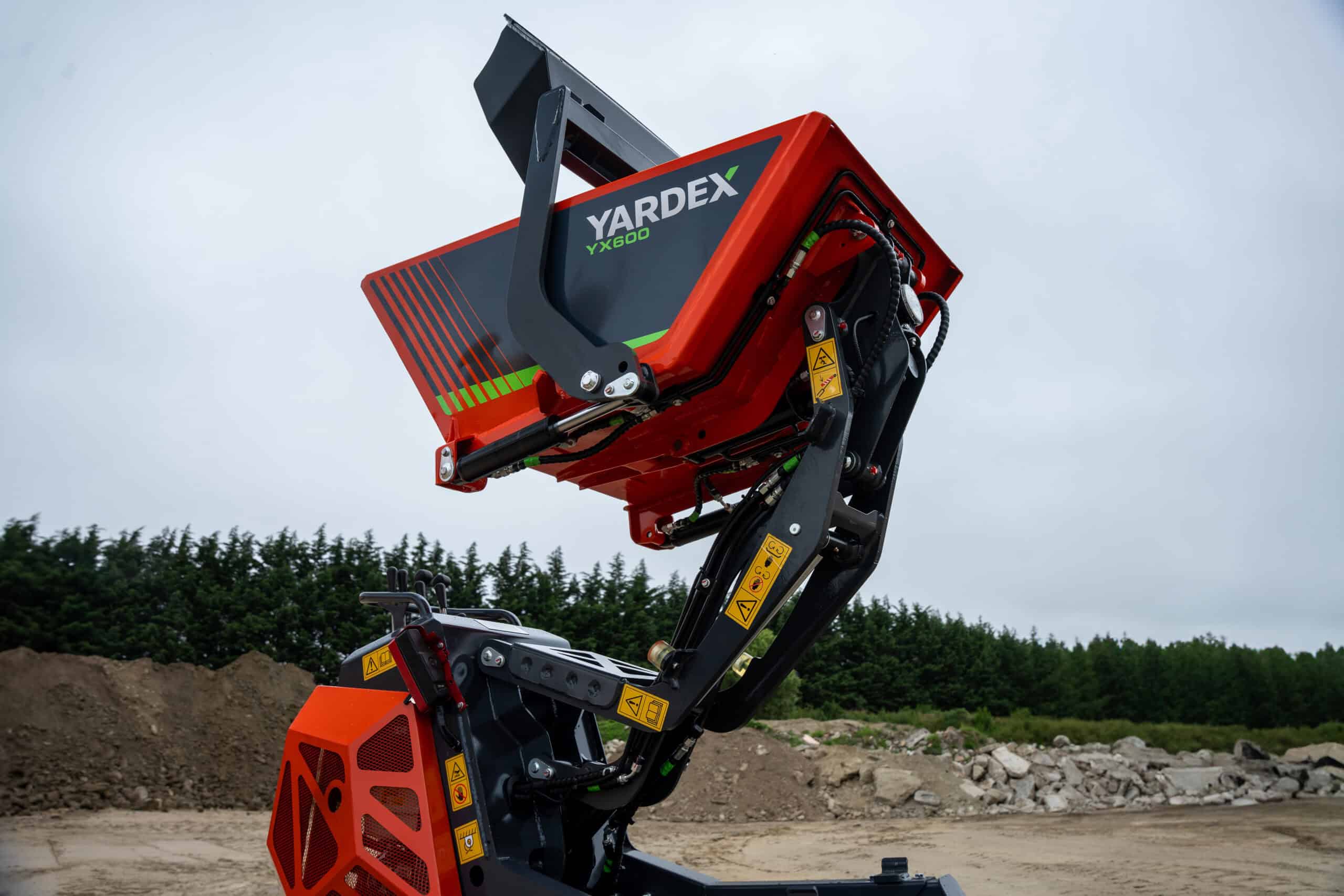 Yardex X600 robotic demolition machine for construction.