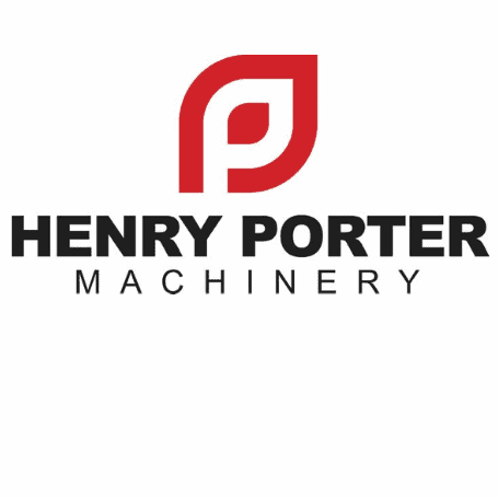 Henry Porter Machinery logo with red and black design elements.